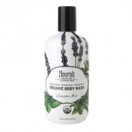 Nourish Organic Body Wash, Lavender Mint, 10 Ounce
