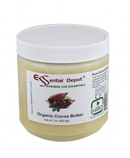 Organic Cocoa Butter – Unrefined – 16 Oz.