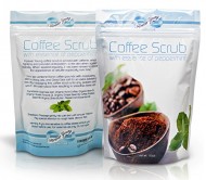 16 Oz Organic Coffee Body Scrub with Dead Sea Salts and Essence of Peppermint Oil – FREE EBOOK – Promotes Natural Collagen Production, Exfoliates Skin, Reduces cellulite and stretch marks