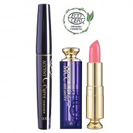 MCC C Curve Voluminzing Mascara + ECOCERT Organic Studio Tint Lipstick Set (102)