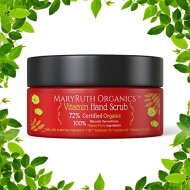 ORGANIC VITAMIN HAND & BODY SCRUB With MSM BY MARYRUTH 8oz – Mild Fresh Scent & Completely Non-Toxic! – Exfoliates Dry, Damaged Or Normal Skin while replenishing it with a rare blend of 72% Certified Organic, Raw, and Plant Ingredients. Fine Sugar Granules then Heal the Skin with a blend of Vitamin A, Vitamin D & Vitamin E. Highest Content Purity Organic, Vegan & Kosher Ingredients. Always Cruelty Free. For Men & Women for use on hands and body. Made in Small Batches with Love.