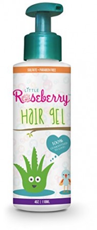 Hair Gel for Kids | Made with Organic Aloe Vera and Witch Hazel for a Light Hold | Natural Vitamins Promote Hair Wellbeing | Your Baby Boy Will Be the Cutest Kid on the Block | Little Roseberry Hair Gel Is Safe on Babies, Toddlers, Men and Women | Always Paraben, Sulfate & Fragrance Free | Made in USA