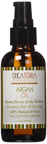 Shea Terra Organics 100% Pure, Cold Pressed Moroccan Argan Oil, 2 oz