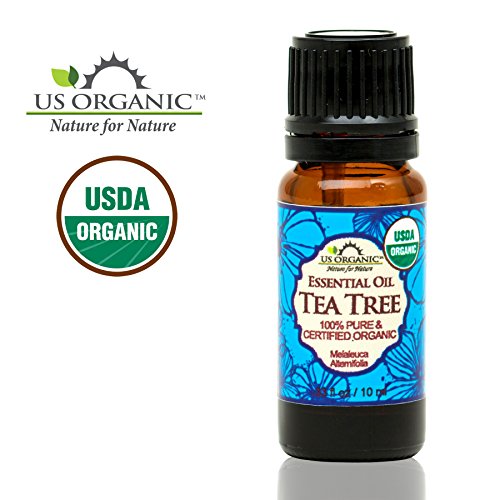 US Organic 100% Pure Tea Tree Essential Oil – USDA Certified Organic – 10 ml
