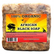 Organic African Black Soap 1 Lb (16 Oz) Raw Natural African Black Soap Handmade From Ghana Africa. Pure Authentic 100% Natural Organic for Acne, Scar Removal And Stretch Marks By Mary Tylor Naturals