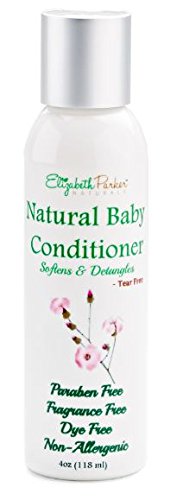 Baby Conditioner – Detangles and Softens Hair with Natural and Organic Ingredients – Relieves Scalp Conditions (Cradle Cap, Dermatitis, Eczema, Dandruff, etc) 4ounce