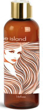 Paradise Island Shampoo 16 oz., Sulfate Free, High Lathering, No Parabens, Phthalates, Dyes, Endocrine Disruptors, SLS Free, Vegan, Natural (Unscented 16 oz)