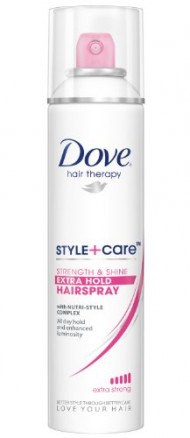 Dove Hairspray, Strength and Shine Extra Hold 7 oz