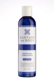Nurture My Body Organic Conditioner for All Hair Types – 100% All Natural and Organic – Sulfate and Chemical Free (Fragrance Free)