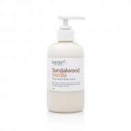 Sandalwood Vanilla Shea Butter Hand & Body Lotion with Organic Fair Trade Shea Butter