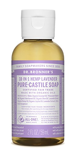 Dr. Bronner's Fair Trade and Organic Castile Liquid Soap, Lavender, 2
