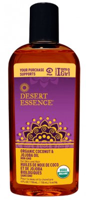 Desert Essence Coconut and Jojoba Oil – Organic – 4 oz
