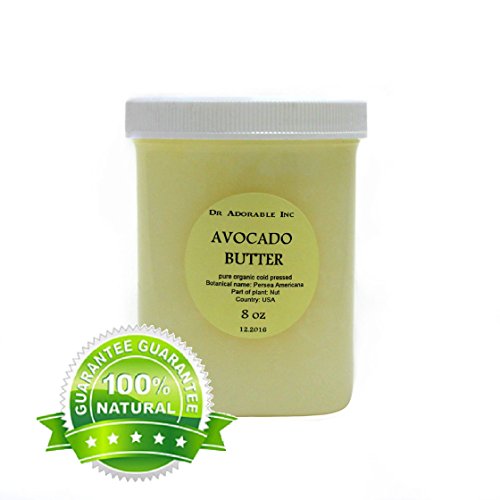 Avocado Butter Pure Organic Refined Raw by Dr.Adorable 8 Oz