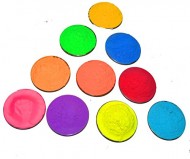 Holi Colors (Non Toxic Holi Colors) 10 Assorted Colors of 50 Grams Each