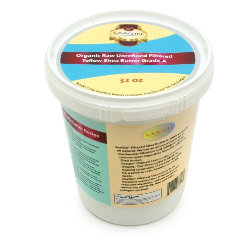Authentic Organic African Shea Butter FILTERED & CREAMY 32 Oz