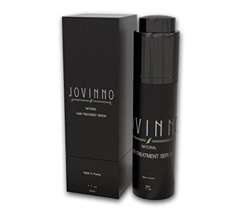 Jovinno 100% Natural Hair Treatment Serum/Oil. Repairs Dry Damaged Hair, Increases Shine, Anti-Frizz. Gluten Free, Paraben Free, Sulfate Free. Made in France