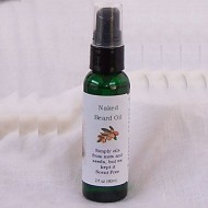 Très Spa Naked Beard Oil, Men’s Grooming with Organic Argan oil, Scent Free (2oz)