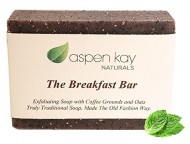 Coffee & Oatmeal Exfoliating Soap, 100% Natural and Organic Soap. Loaded With Organic Skin Loving Oil. A Wonderful Exfoliating Body Soap, For Men & Women. GMO Free – Preservative Free. 4 oz Bar.