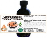 Tamanu Oil – 100% Pure Certified Organic Tahitian Tamanu (Kamani Oil) from CAOH® (1 – 2 oz Bottle)