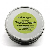 Organic Pomade – Peaceful Pomade (with beeswax and coconut oil) 1 oz – 100% Organic, Preservative Free, and Non Toxic! A Carefree Organics Product.