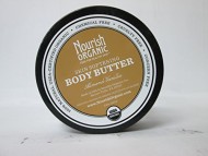 Nourish Organic Body Butter, Vanilla Almond, 3.6 Ounce