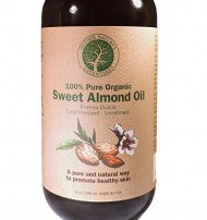Sweet Almond Oil, 100% USDA Organic Cold Pressed, 8 oz. Moisturizing Oil for Skin – Nourishing and Reviving Any Skin Type. Natural Skin Care for Homemade Beauty Care
