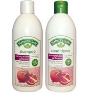 Nature’s Gate All Natural Organic Pomegranate Sunflower Defense Shampoo and Conditioner Bundle with Anti-dandruff Flaky Scalp Treatment, 18 Fl. Oz. Each
