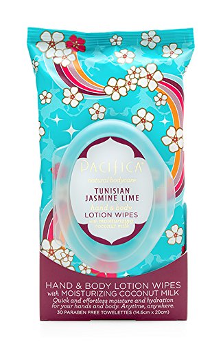 Tunisian Jasmine Lime Hand & Body Lotion Wipes