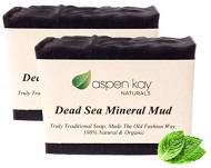 Dead Sea Mud Soap Bar – 2 Pack – 100% Organic & Natural Soap, With Activated Charcoal & Therapeutic Grade Essential Oils. Face Soap or Body Soap. For Men, Women & Teens. Chemical Free. Each Bar is 4oz
