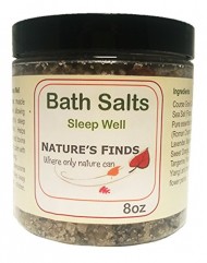 Bath Salts Sleep Well Organic 8oz Nature’s Finds