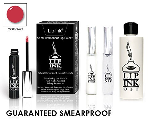 LIP INK Organic Vegan 100% Smearproof Lip Stain Kit – Cognac