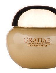 Gratiae Organic Beauty By Nature Exfoliating Body Scrub – Apple Green Tea and Ginger.