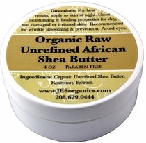 Natural USDA Organic Raw Unrefined Premium Grade African Shea Butter Unscented