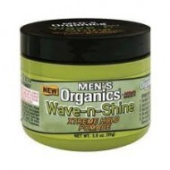 Organics Mens Wave and Shine Extreme Hold Pomade, 3.5 Ounce
