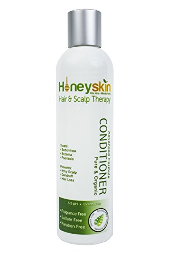 Gentle Restorative Conditioner – Repairs and Soothes Itchy Dry Scalp, Seborrhea, Eczema and Psoriasis – PHed at 5.5 to Protect Color and Prevent Hair Loss – Natural Ingredients for Vibrant Healthy Hair and Scalp (8oz)