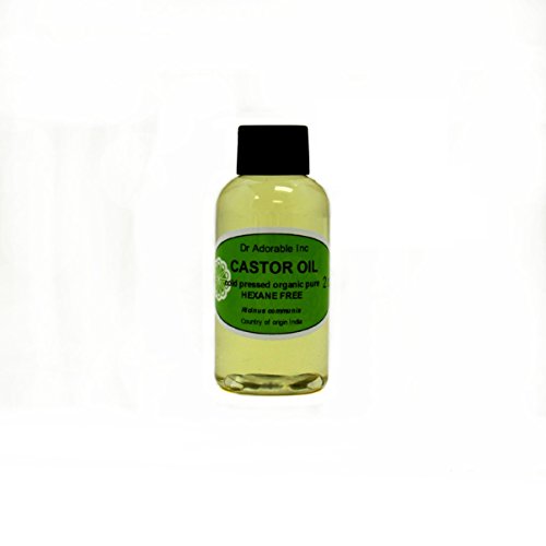 Castor Oil Pure Organic Cold Pressed Virgin 2 Oz