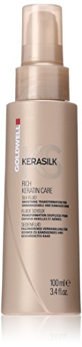 Goldwell Kerasilk Rich Keratin Care Silk Fluid for Unisex, 3.4 Ounce