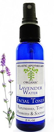 Alcohol Free Organic Lavender Face Toner & Setting Spray, Refines Pores, Hydrates Skin Facial Toner 2 FL OZ