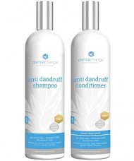 Organic Dandruff Shampoo and Conditioner Set – Sulfate Free – Anti-Dandruff – For Hair and Scalp – For Men and Woman – All Organic Treatment – Great for Psoriasis and Seborrheic Dermatitis – Contains All Organic Oils – Made in USA (8oz)
