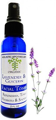 Alcohol Free Toner Organic Lavender & Glycerin Face Toner, Refines Pores, Hydrates Skin Facial Toner 2 FL OZ