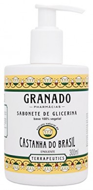 Granado Terrapeutics Castanha Do Brasil Chestnut 100% Glycerin Shower Gel 10 Fl.Oz. From Brazil