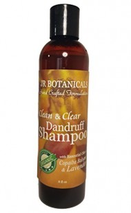 JR Botanicals Clean & Clear Organic Dandruff Shampoo – Anti-Itch & Flake Formula, 8 oz