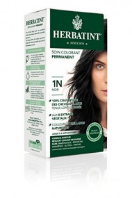 Herbatint Permanent Herbal Hair Color Gel, 1N Black, 4.56 Ounce