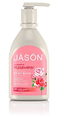 Jason Body Care Invigorating Rosewater Body Wash, 30 oz