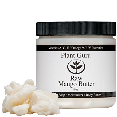 Premium Raw Mango Butter 100% Pure 8 oz. (HDPE Food Grade Jar)