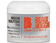 Beaux Noggins SCULPTING CLAY – Styling Clay For Hair with Bentonite & Beeswax – Adds Body & Texture – Makes Hair Feel Thicker – Soft Hold & Flexibility – Light Formula Absorbs Quickly – No Sticky Mess