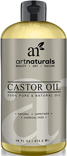 Art Naturals 100% Pure Castor Oil 16 oz – Best Massage Oil & Moisturizer for Hair and Skin