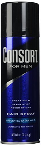 Consort unscented extra hold hair spray, 8.3oz