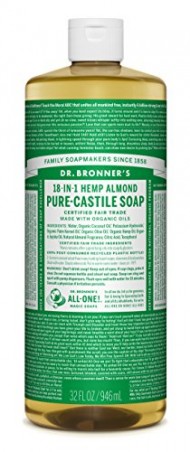Dr. Bronner’s Magic Soaps 18-in-1 Hemp Pure-Castile Soap Almond 32 fl oz