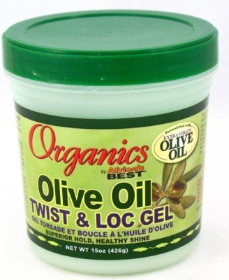 Africas Best Organic Olive Oil Gel Twist & Lock 15 oz. Jar (3-Pack) with Free Nail File